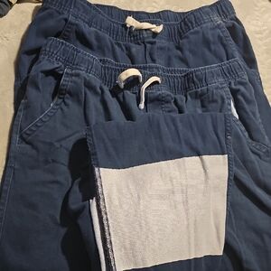 Lot of 3 Size 18 Wonder nation Navy Blue Pull-On Pants